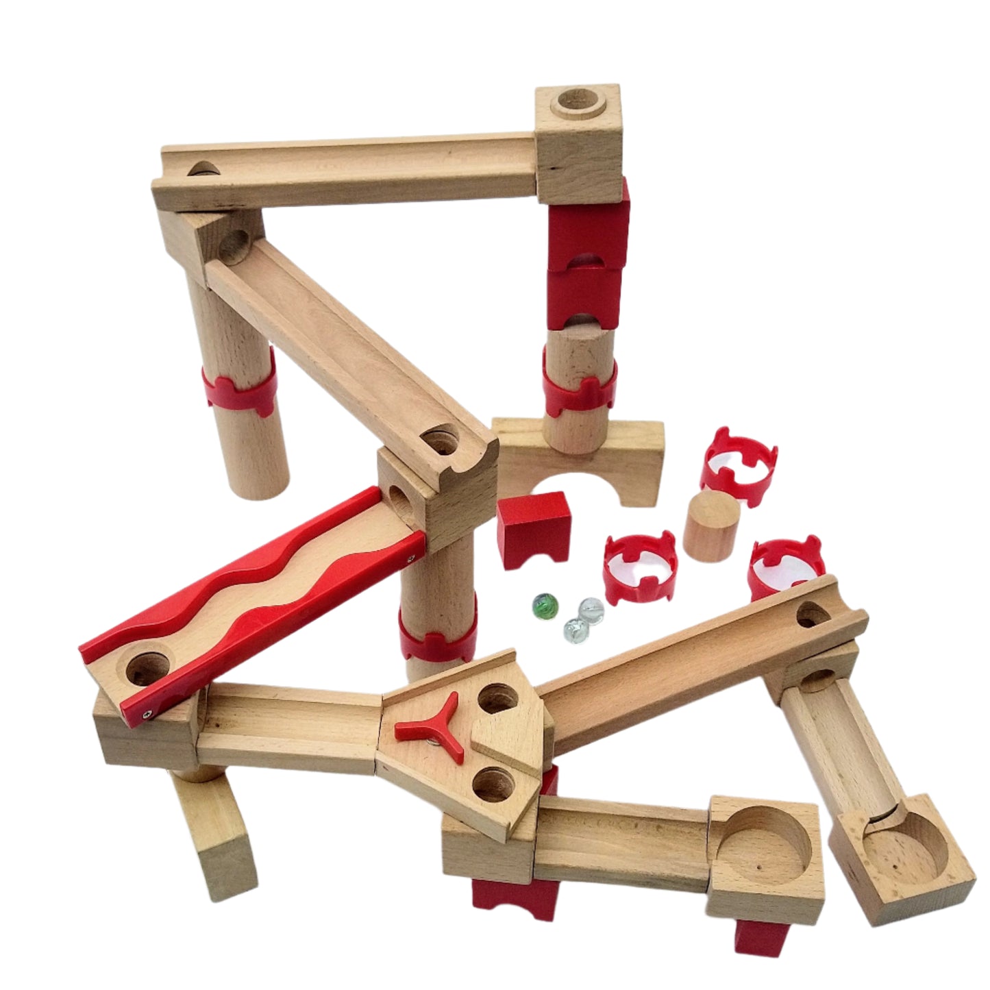 Wooden Marble Run