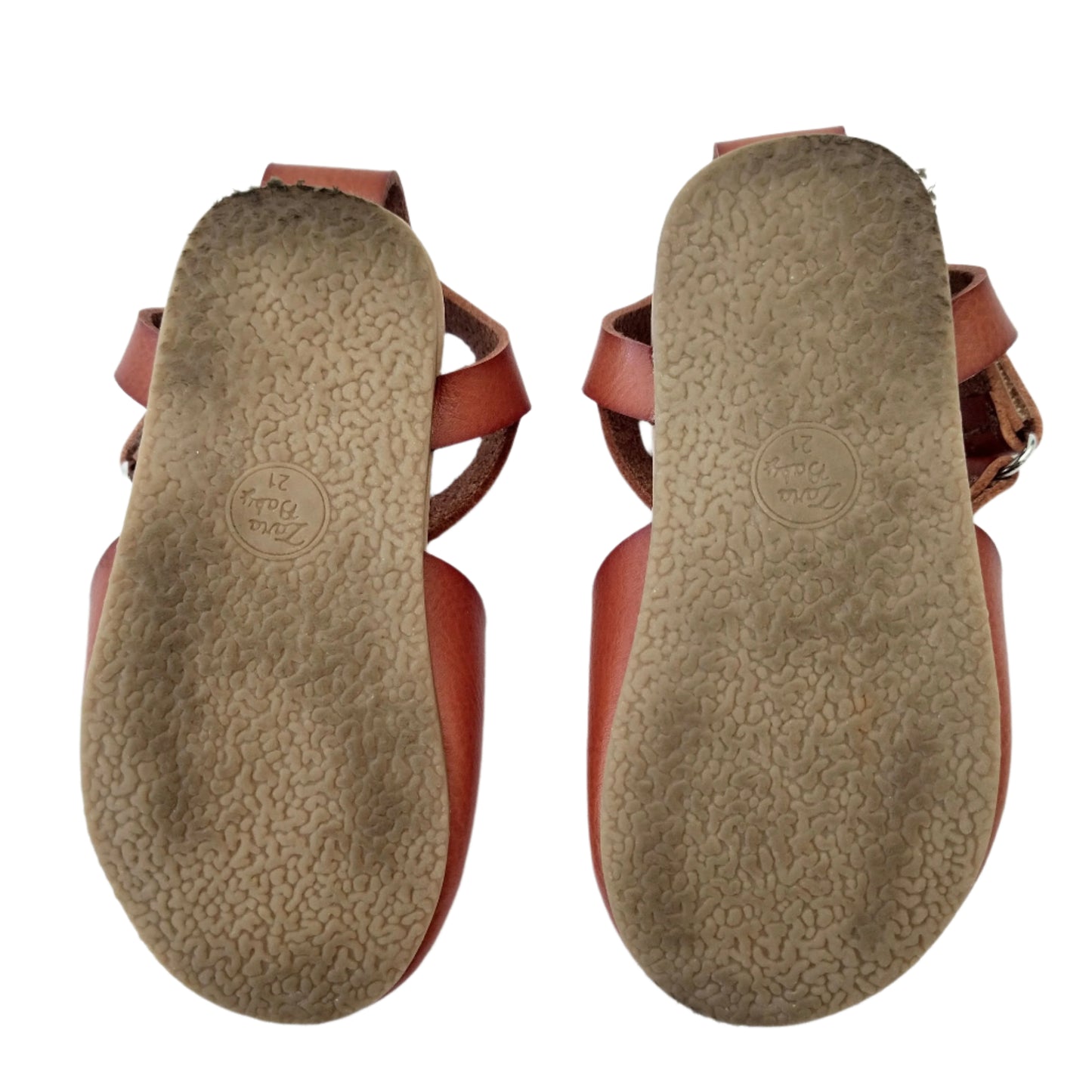 Zara Leather Sandals size 21