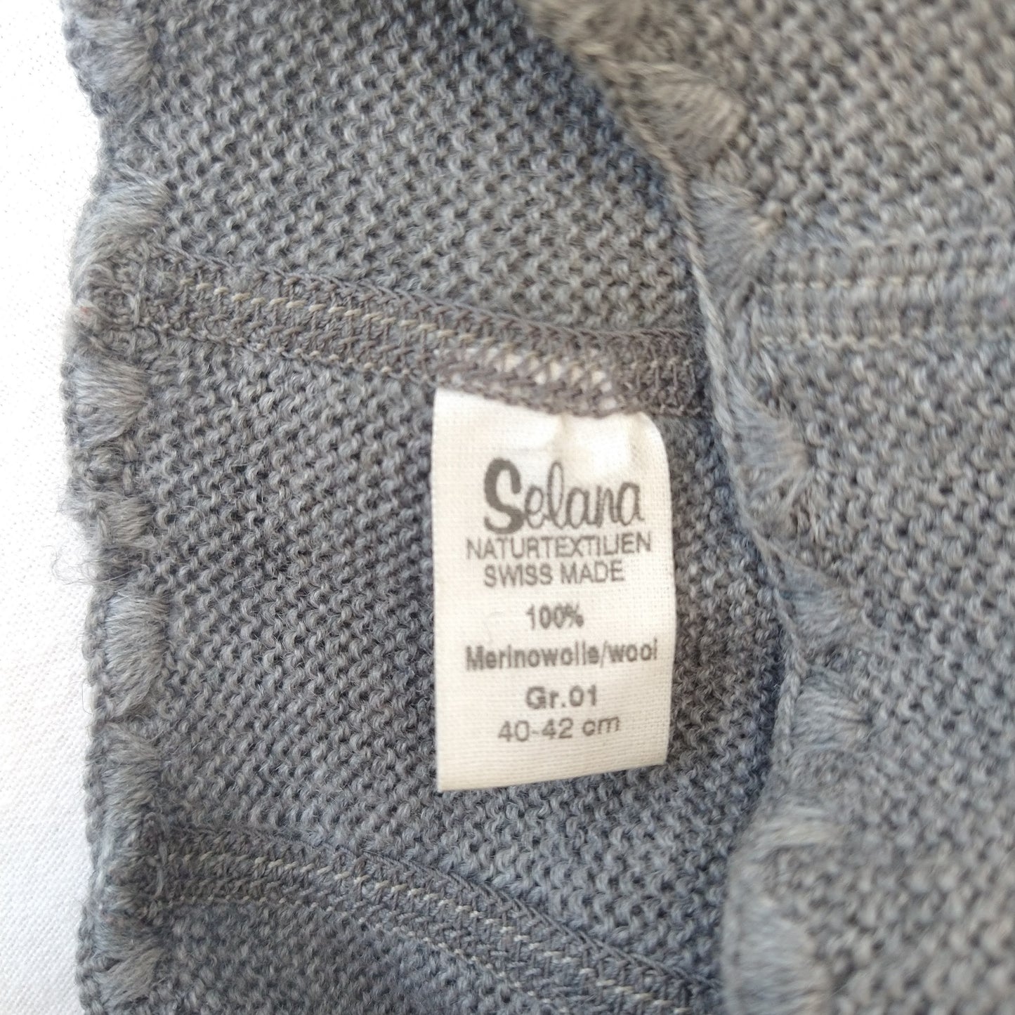 Selana Merino Wool Hat, Bonnet - 0-12 mo.