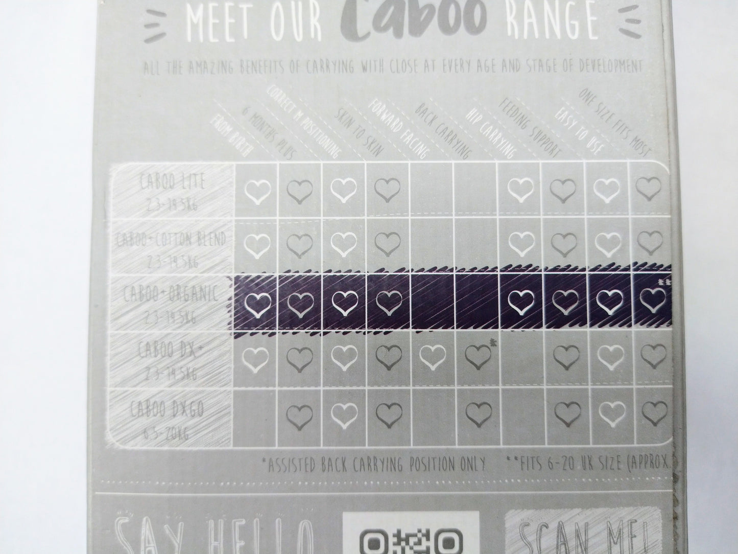 Caboo Close Baby Carrier-Wrap