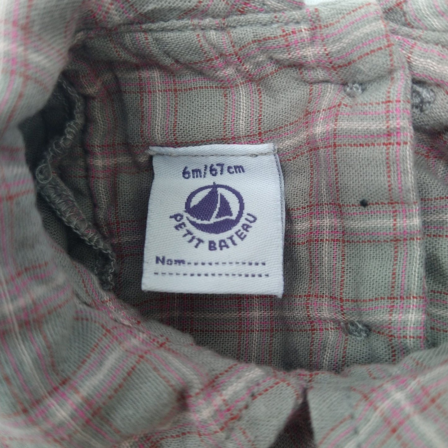 Petit Bateau dress - 6 mo / 67cm