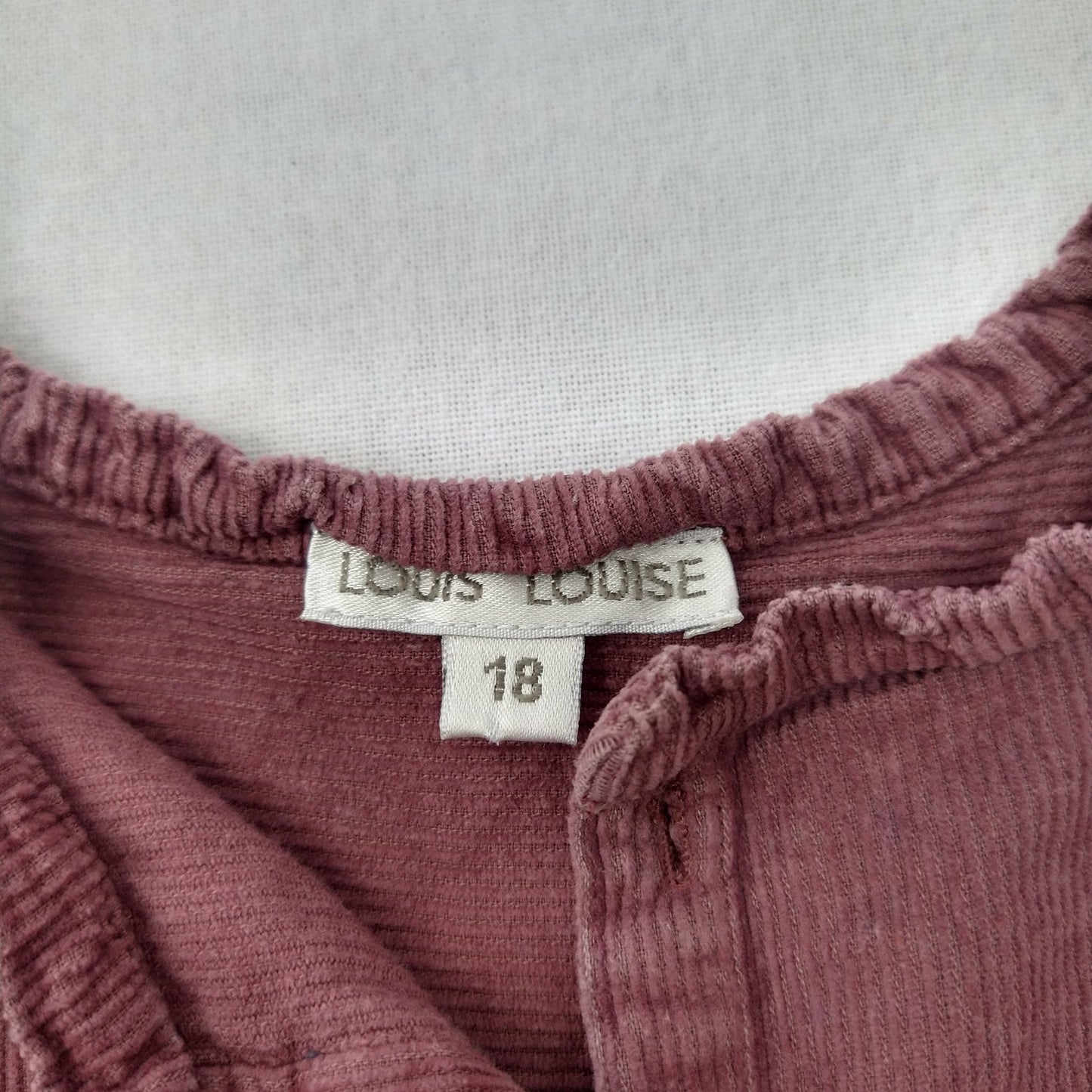 Louis Louise Corduroy Shirt - 18 mo