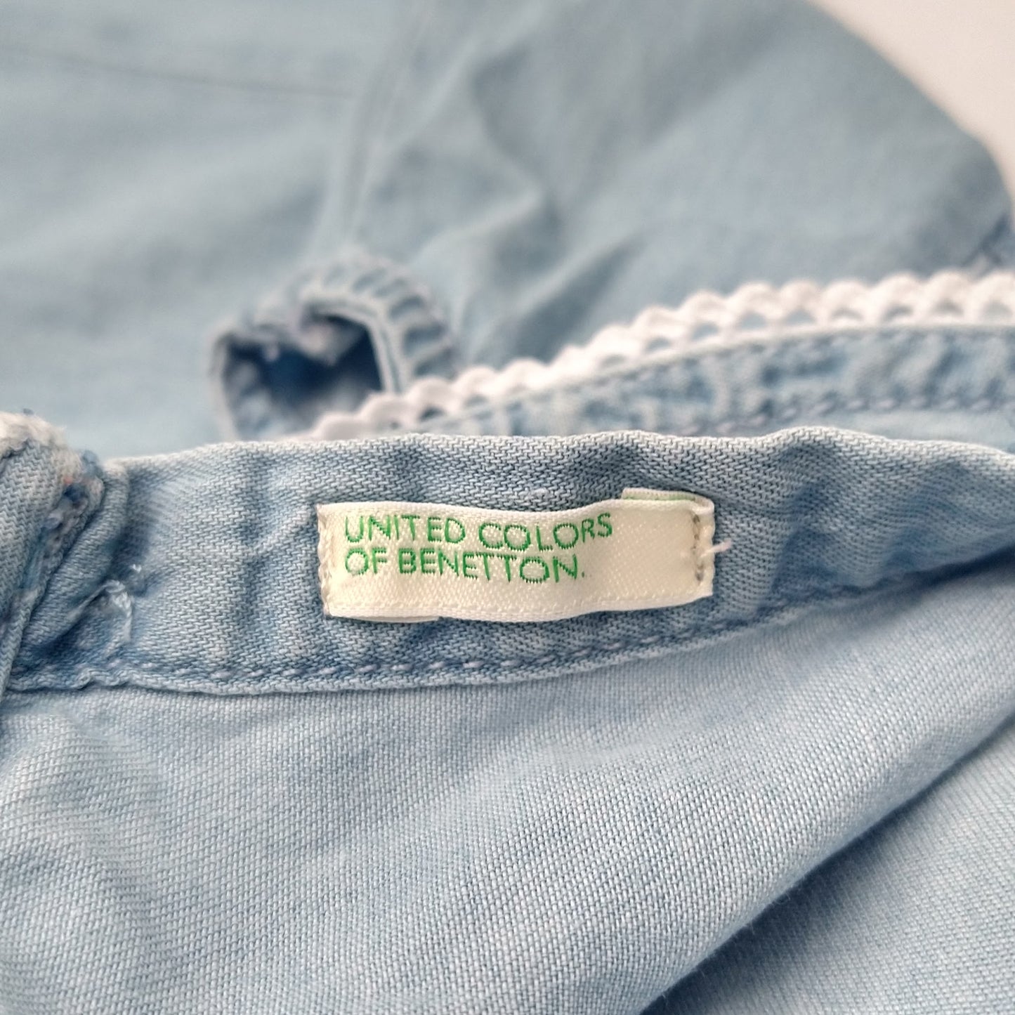 United Colors of Benetton jean dress - 12-18 mo