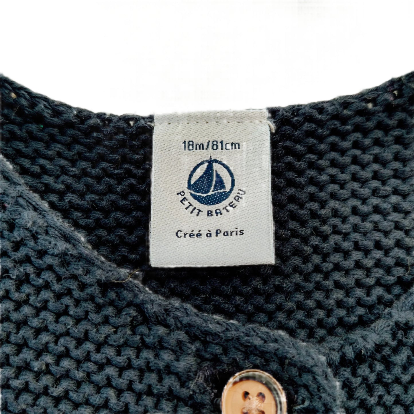 Petit Bateau cotton sweater - 18 mo / 81cm