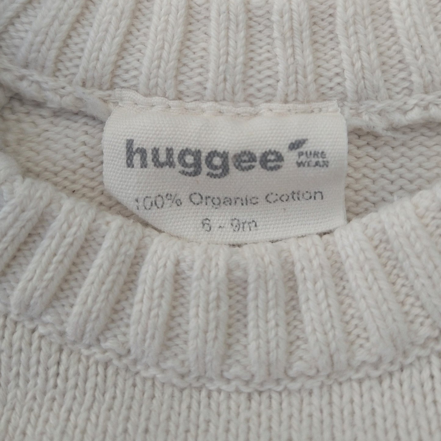 Huggee Organic Cotton Sweater - 6-9 mo