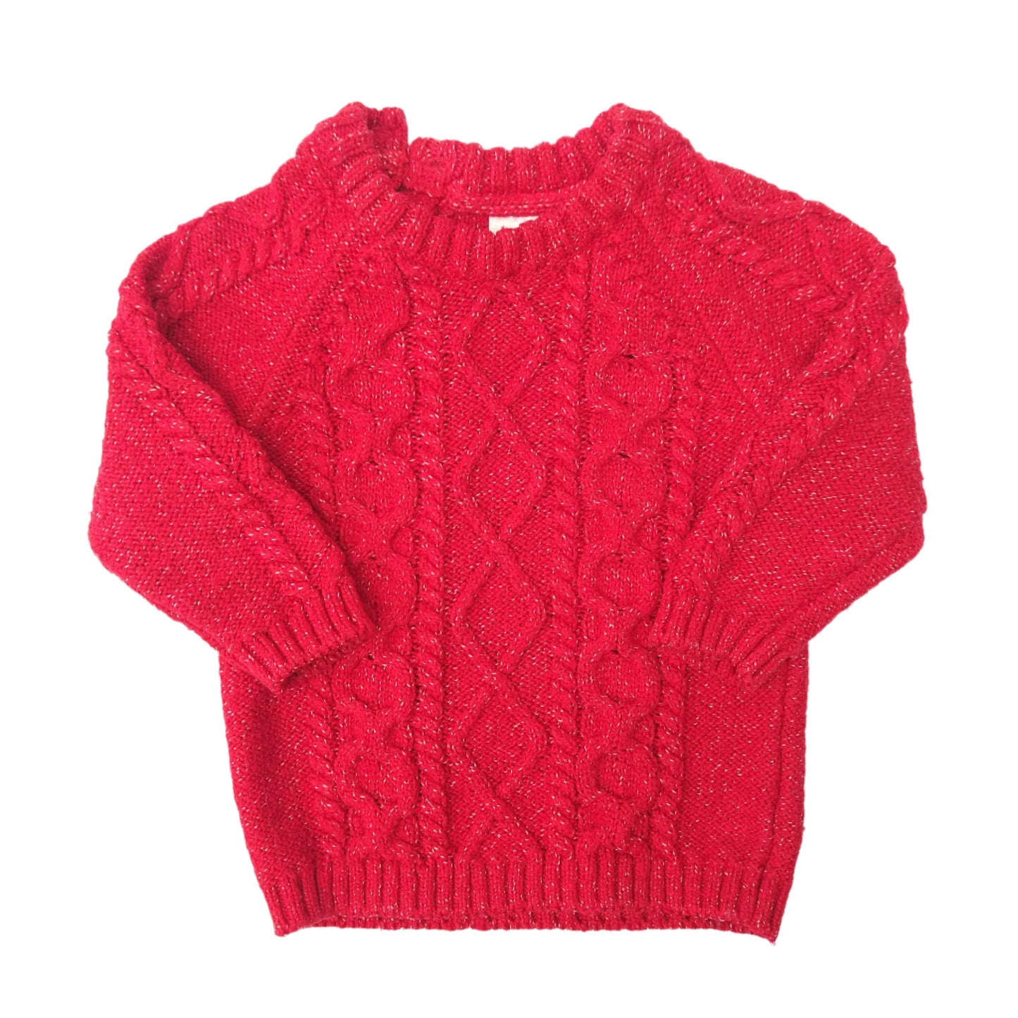 H&M red knit sweater - 9 mo / 74 cm