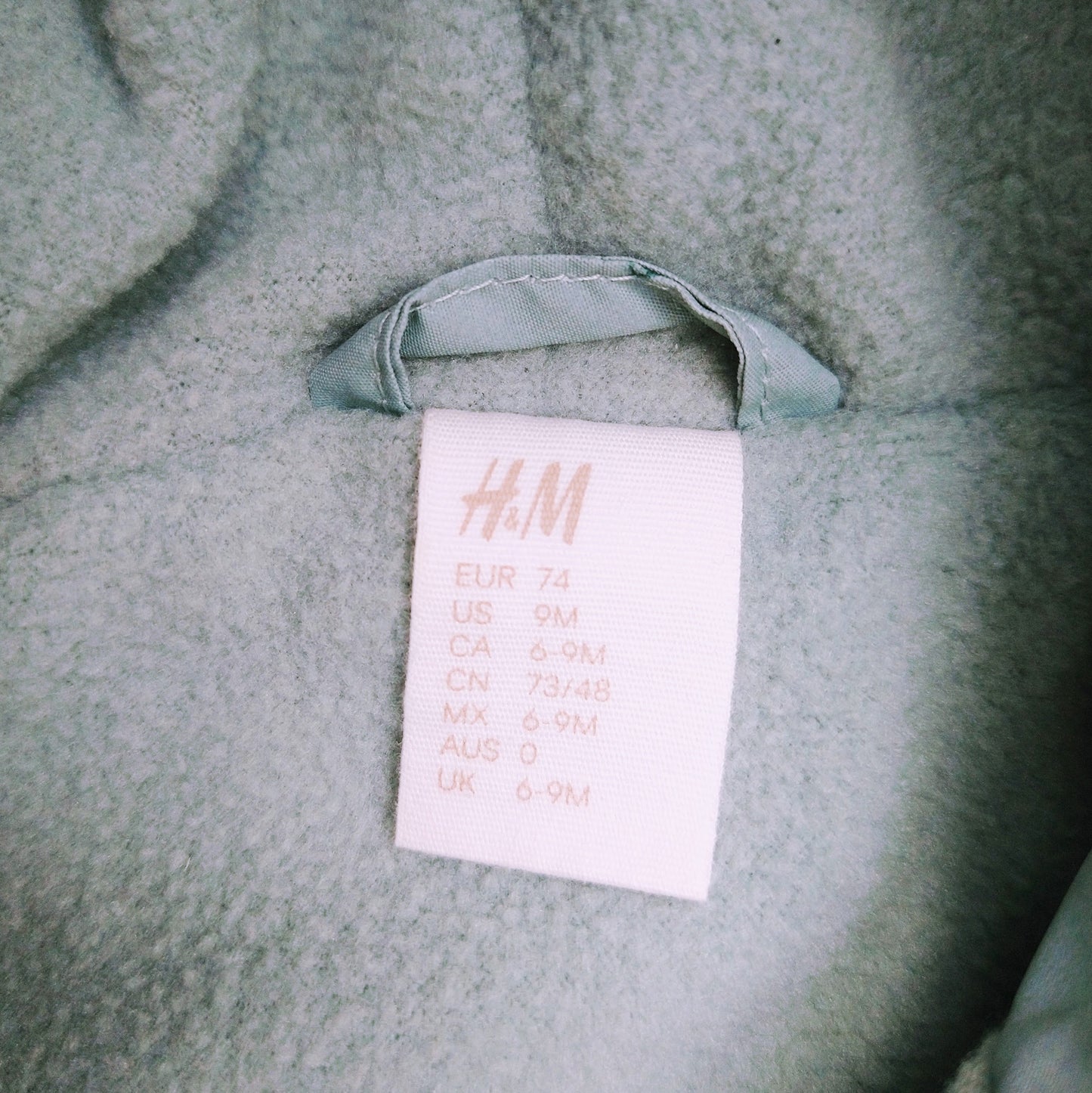 H&M fox snow suit - 9 mo / 74 cm