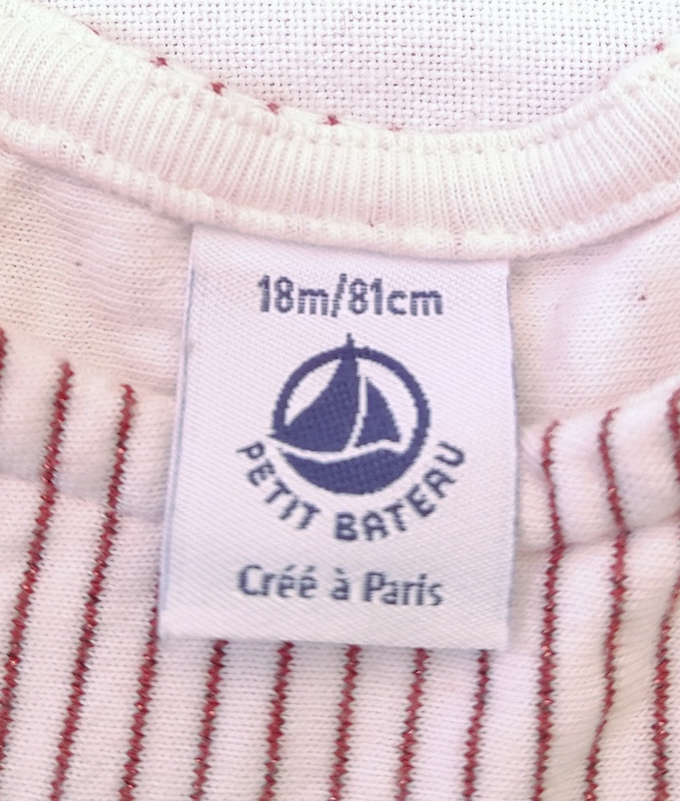 Petit Bateau dress - 18 mo