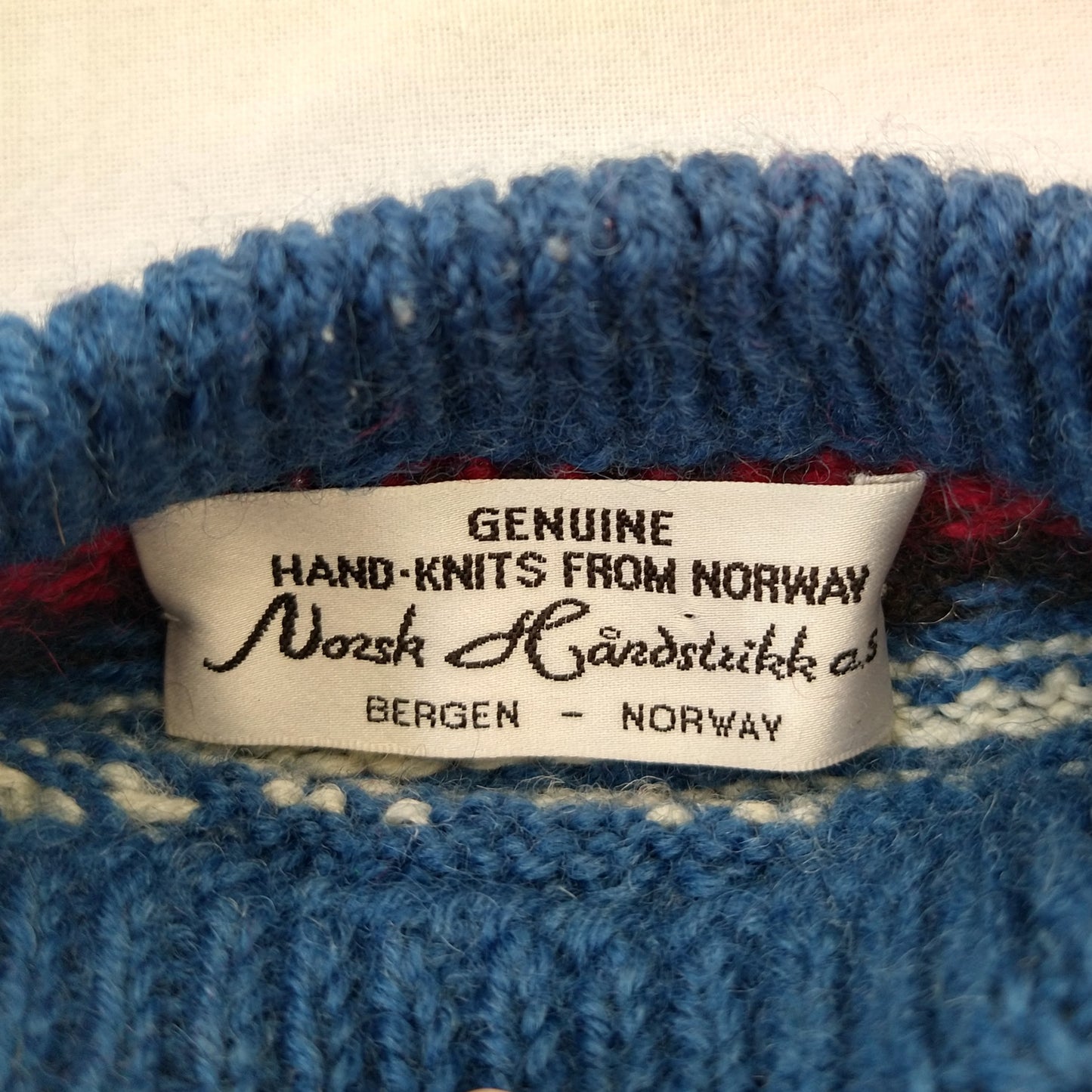 Norwegian wool sweater - 12-18 mo