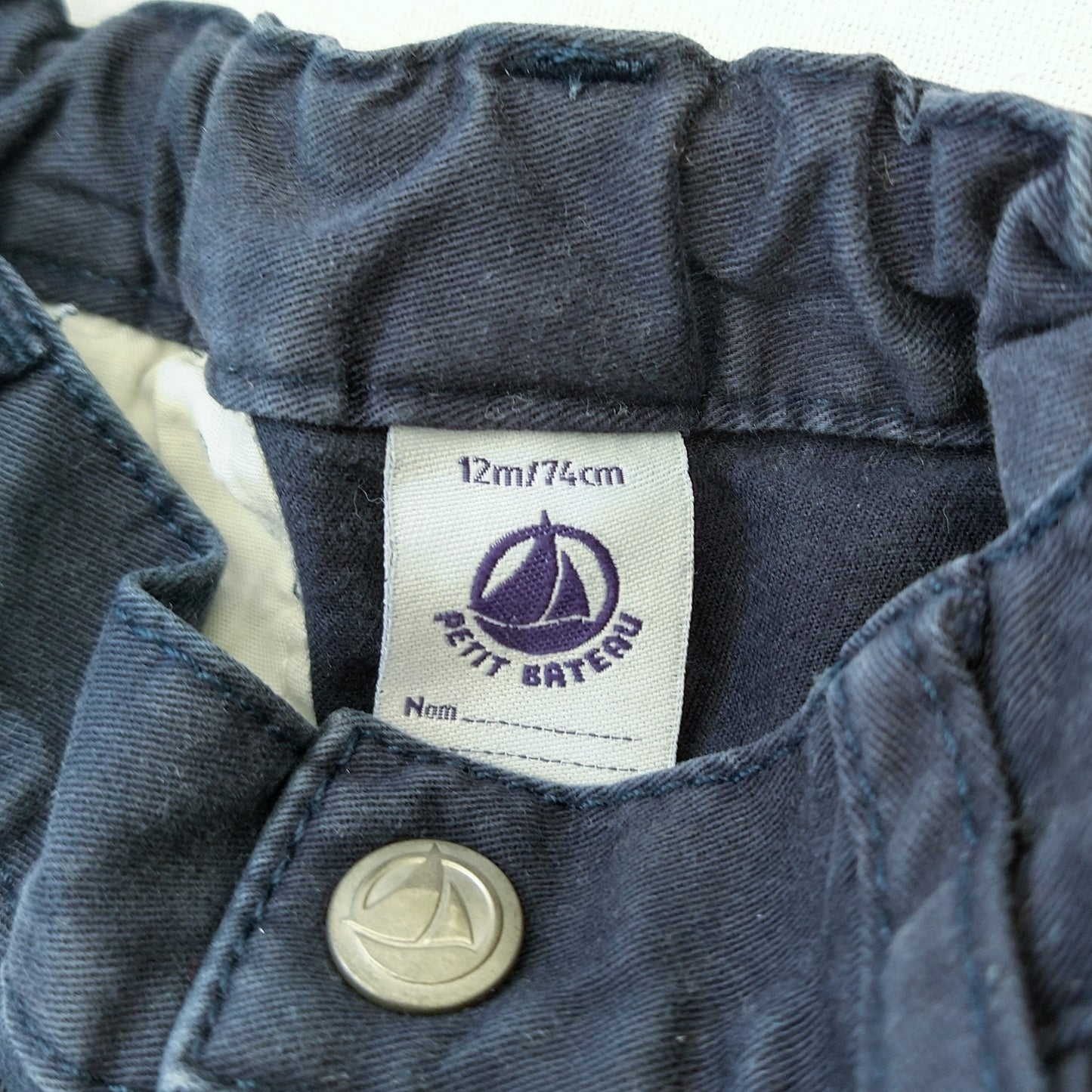 Petit Bateau pants - 12 mo