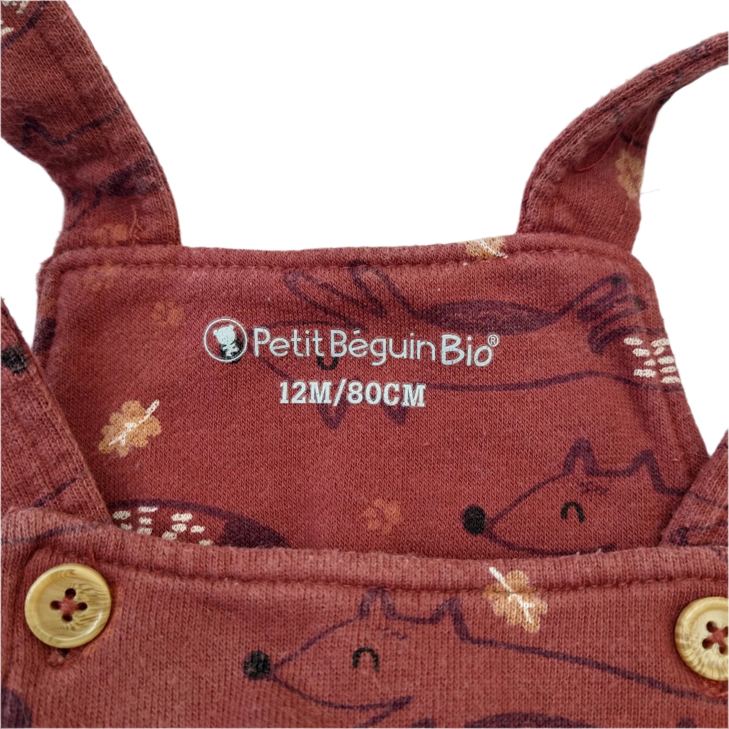 Petit Béguin romper/overalls - 12 mo