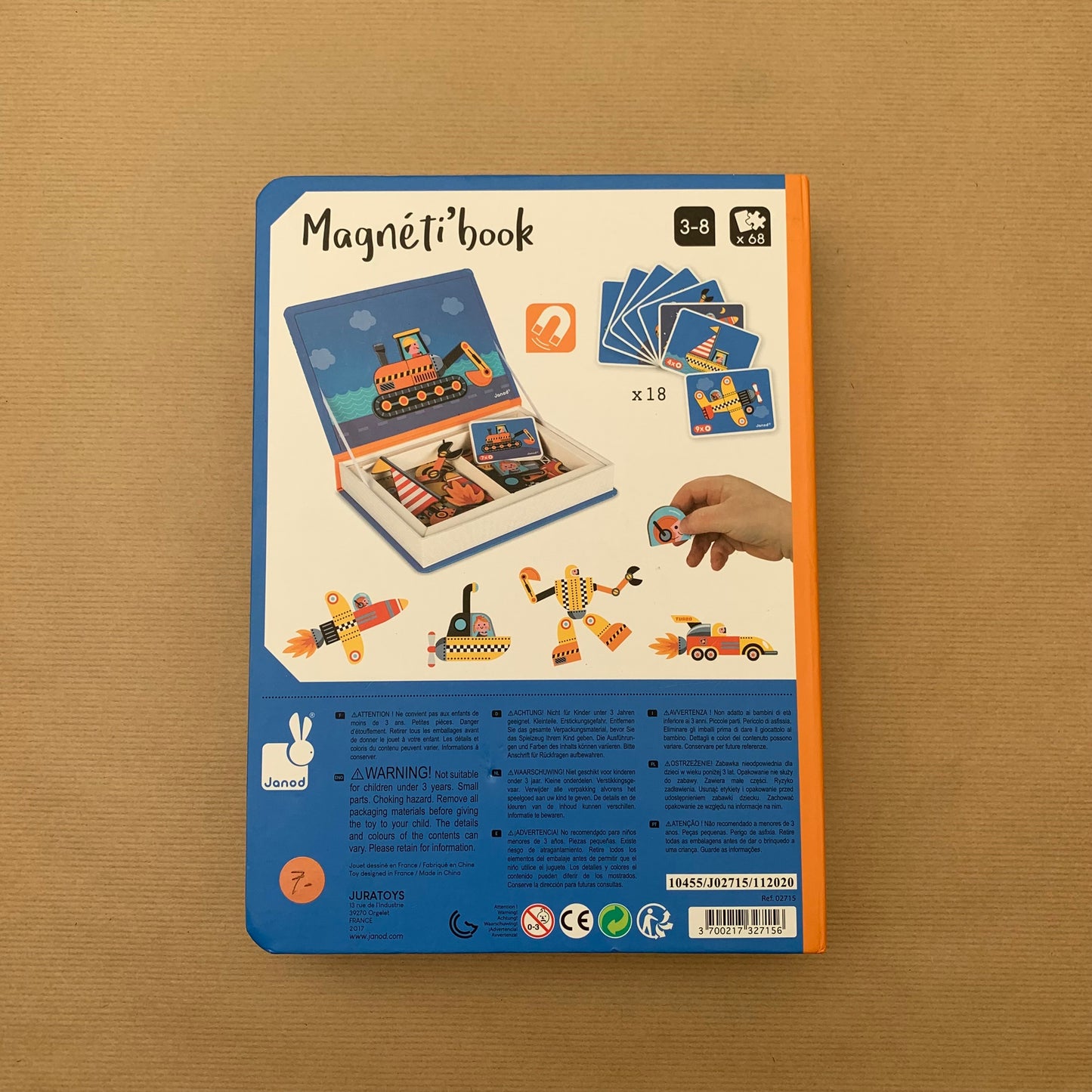 Janod Magneti'book - 3-8 years