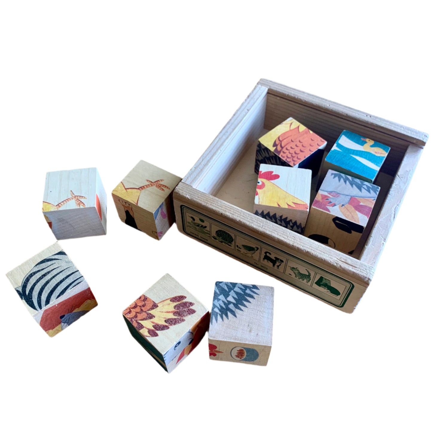 Atelier Fischer - Wooden Animal Puzzle Blocks