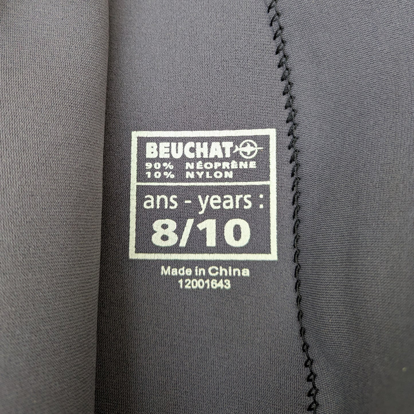 Beuchat Neoprene Shorty Wetsuit - size 8-10 yrs