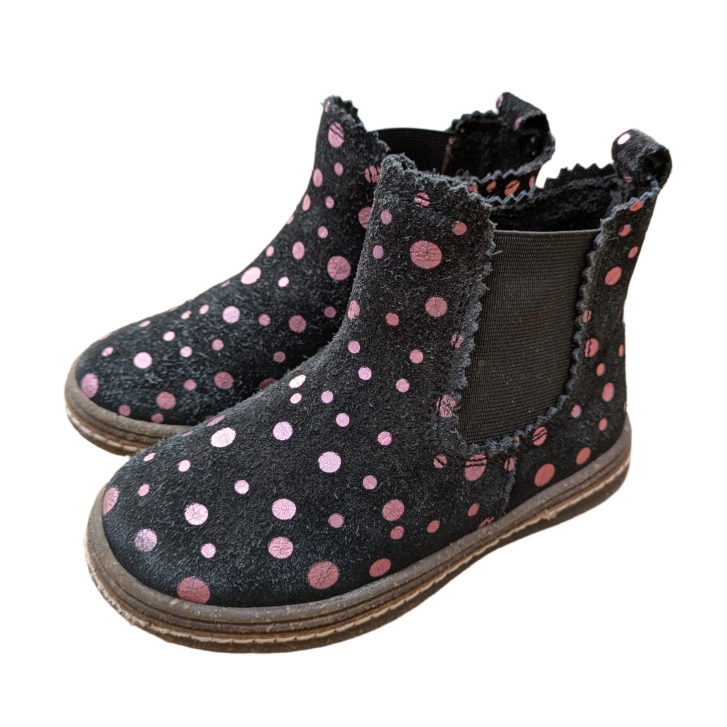Friboo Polka Dot Suede boots size 25