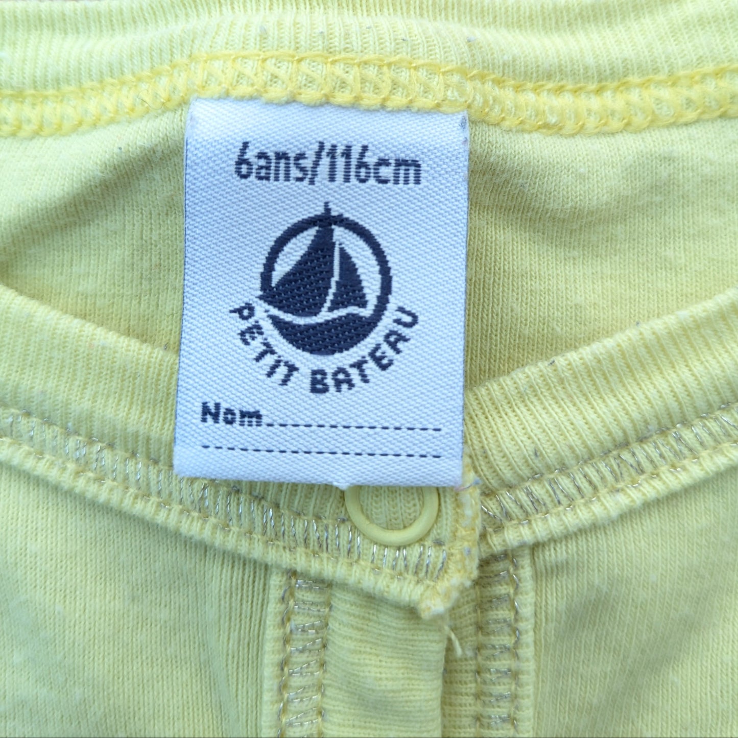 Petit Bateau yellow cardigan - 6 yrs / 116 cm
