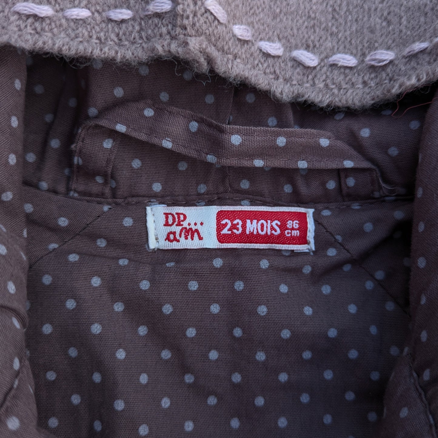 du pareil au meme wool jacket - 23 mo / 86 cm