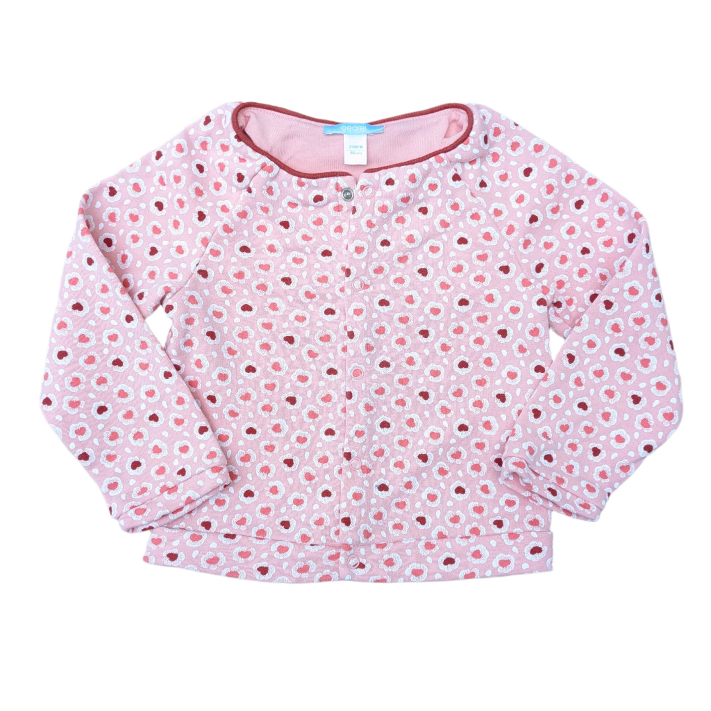 Obaibi button up jumper - 24 mo