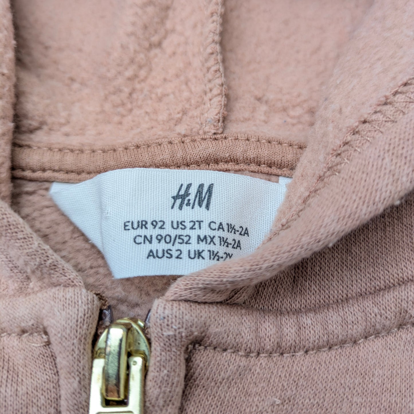 H&M zip-up hoodie - 18-24 mo / 92 cm