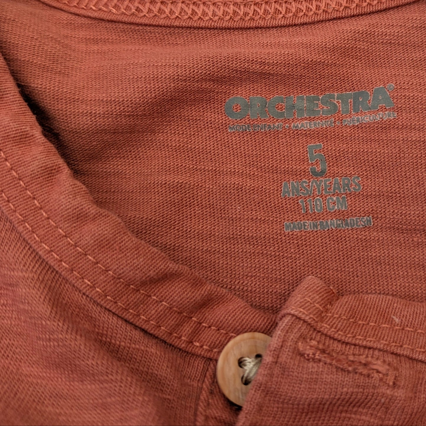 Orchestra henley shirt - 5 yrs / 110 cm