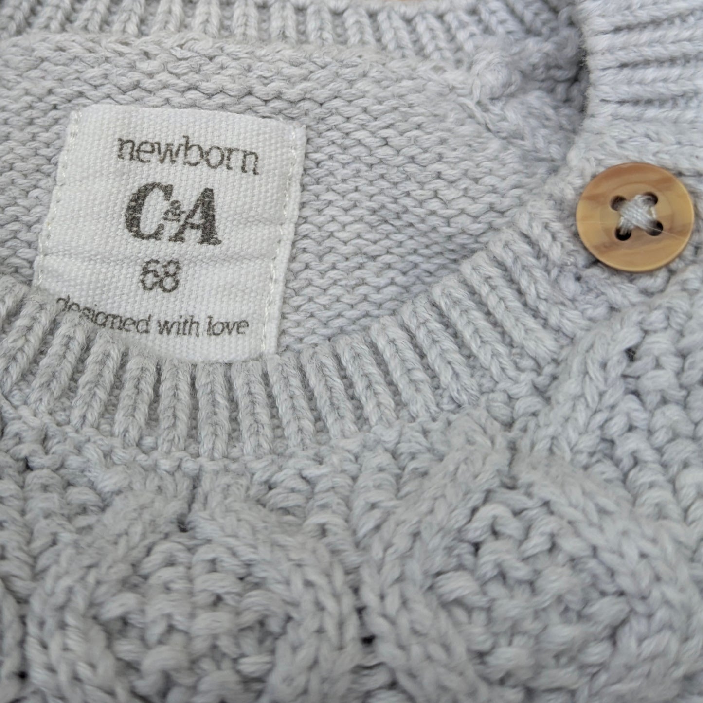C&A newborn 2 piece outfit - 3-6 mo / 68 cm