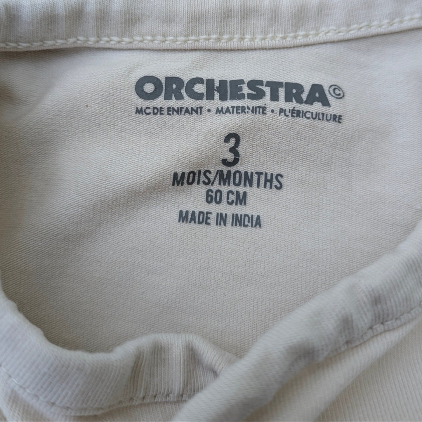 Orchestra set of 2 bodies - 3 mo / 60cm