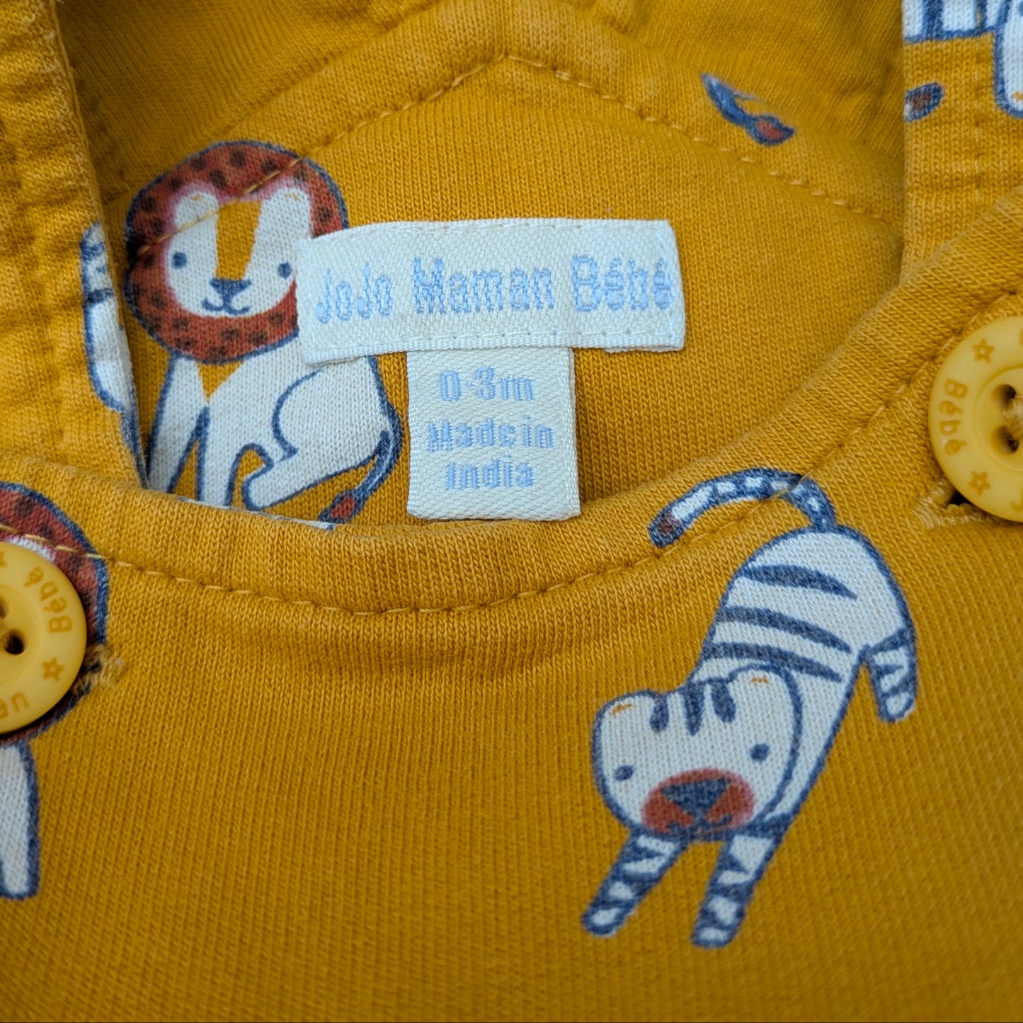 JoJo Maman Bebe Dungarees- 0-3 mo