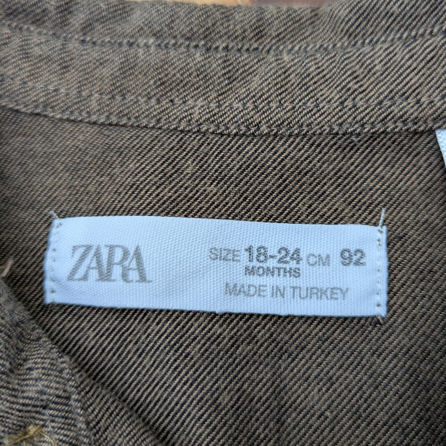 Zara button-up shirt - 18-24 mo / 92 cm