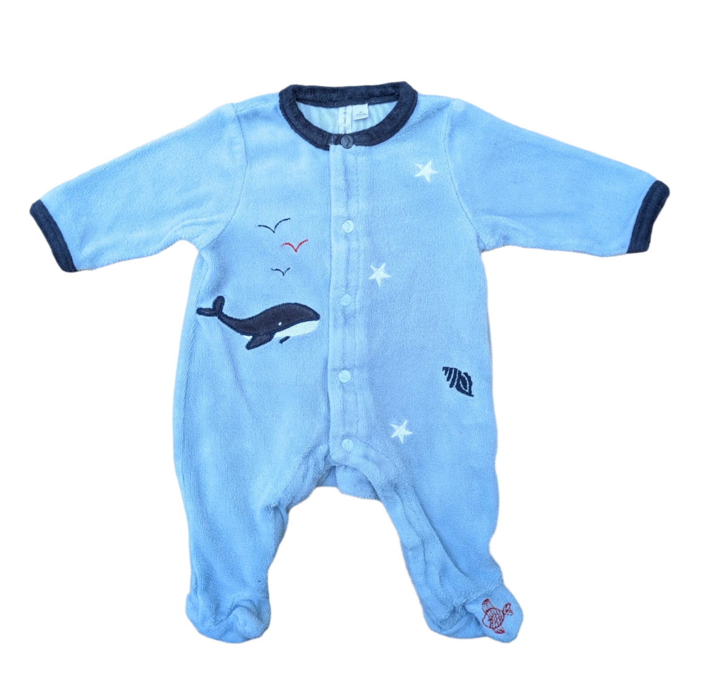 Premaman Blue whale one-piece - 50 cm