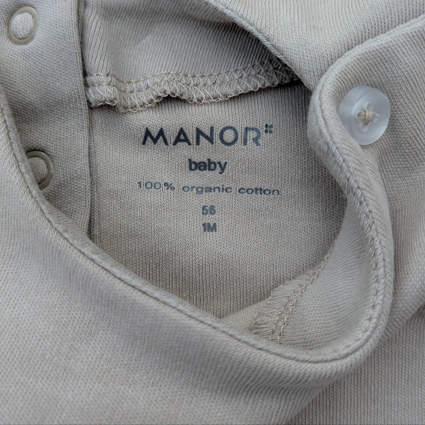 Manor organic cotton shirt - 1 mo / 56 cm