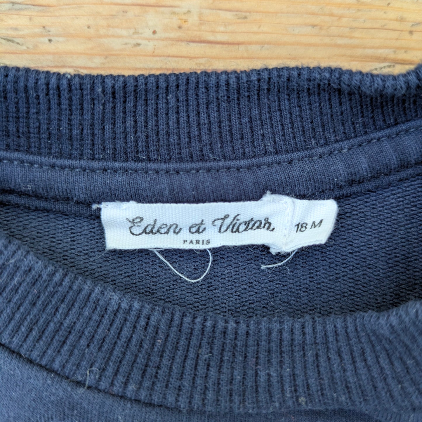 Eden et Victor sweatshirt - 18 mo