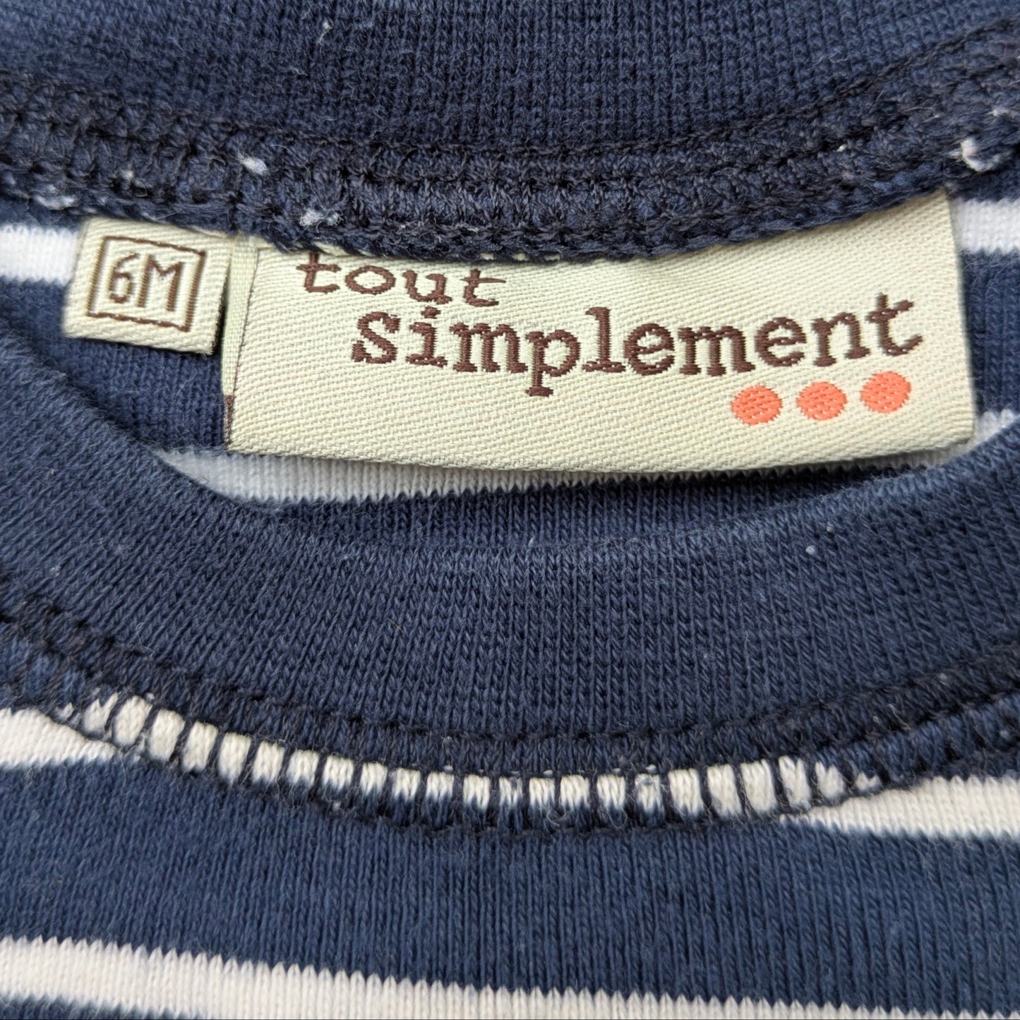 Tout Simplement cotton shirt - 6 mo