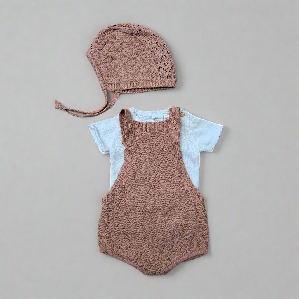 H&M cotton romper set - 0-3 mo / 56cm