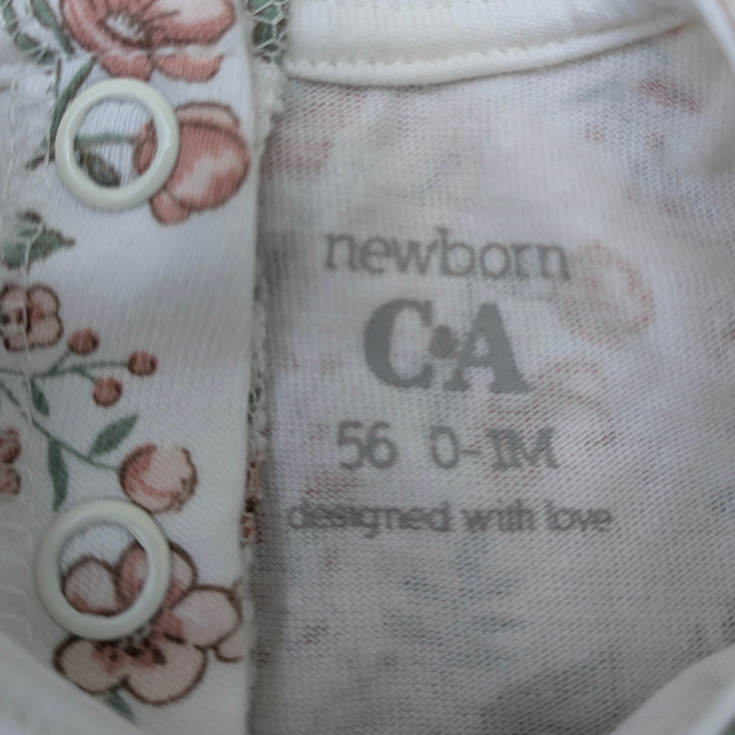 C&A newborn shirt - 0-1 mo / 56 cm