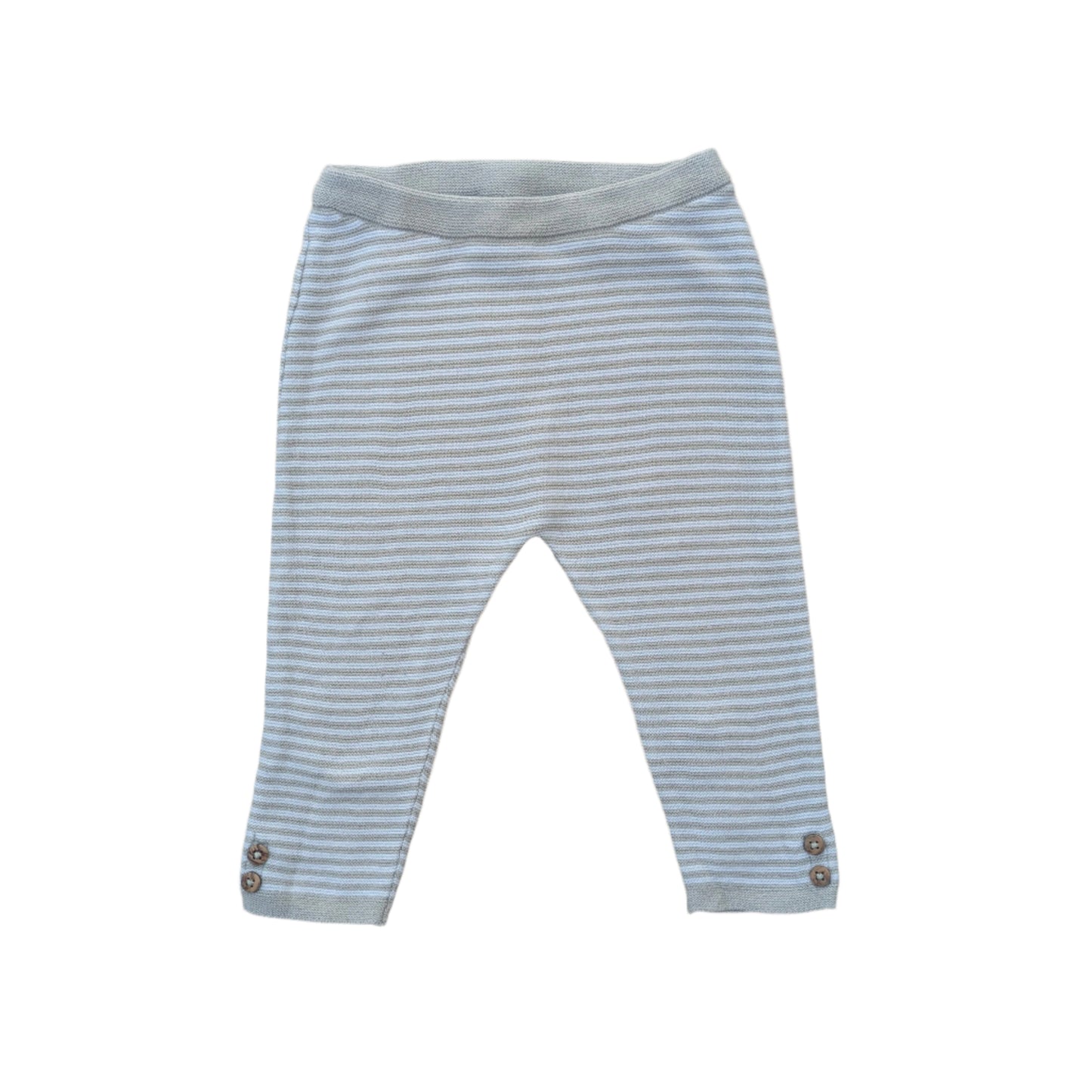 C&A striped cotton pants - 9-12 mo / 80 cm