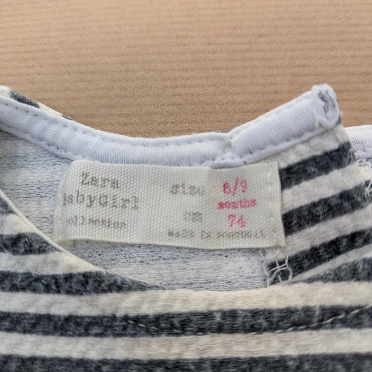 Zara striped dress - 6-9 mo / 74cm