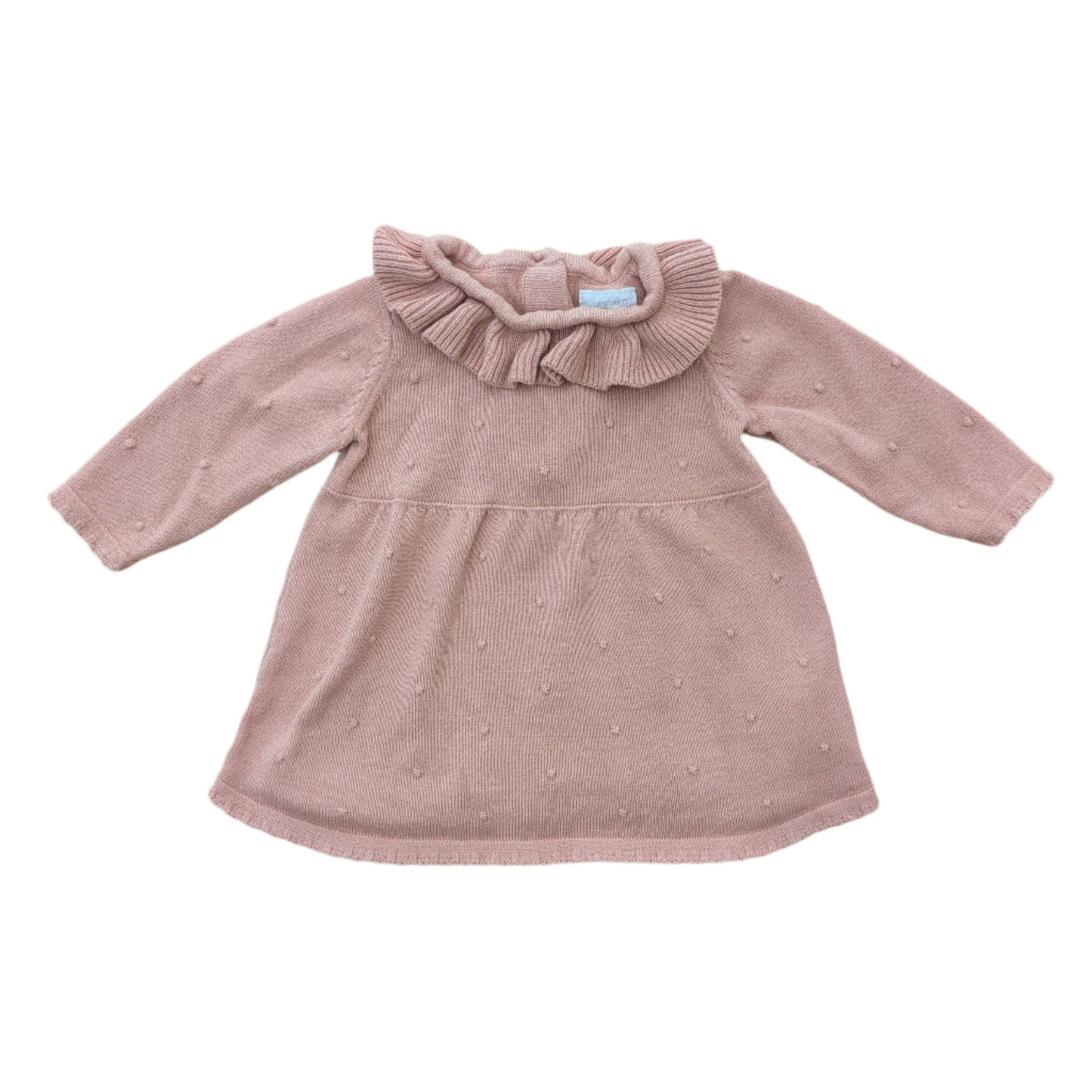 C&A pink dress -0-1 mo /56cm