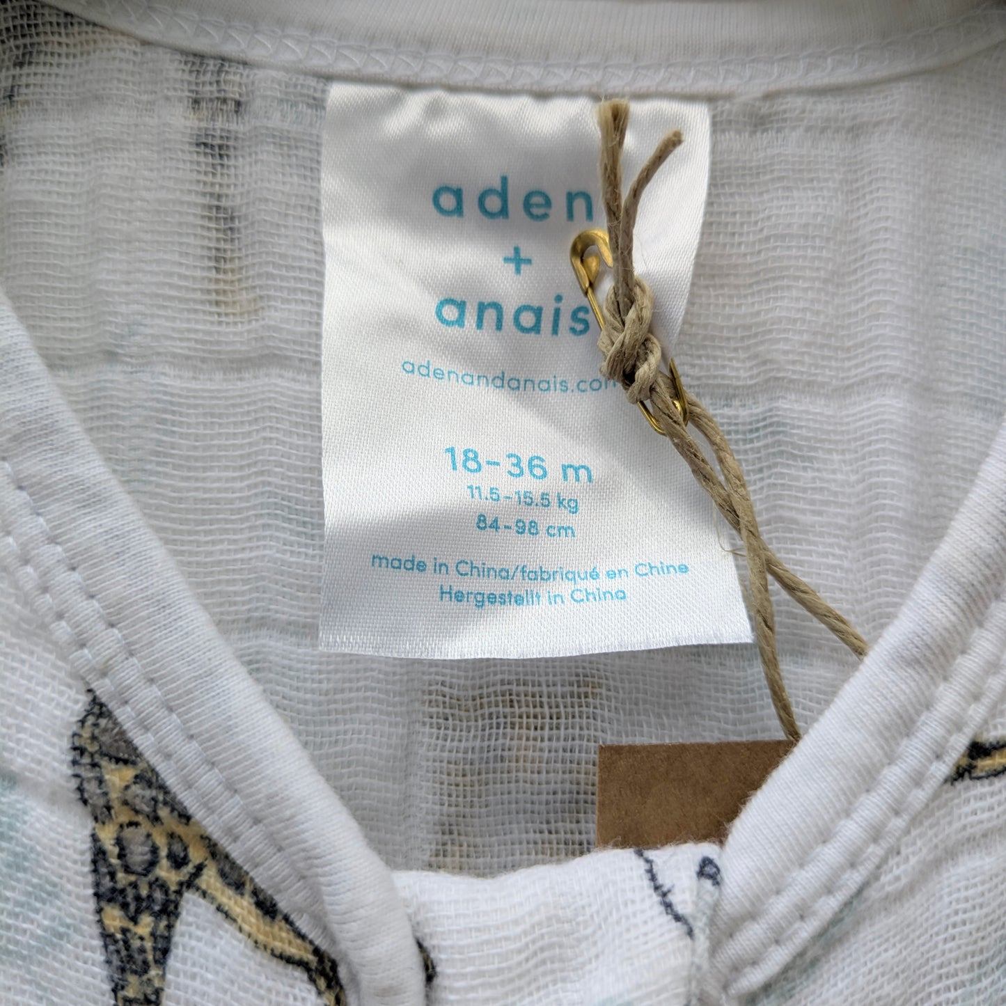 Aden + Anais muslin sleep sack - 18-36 mo / 84-98cm
