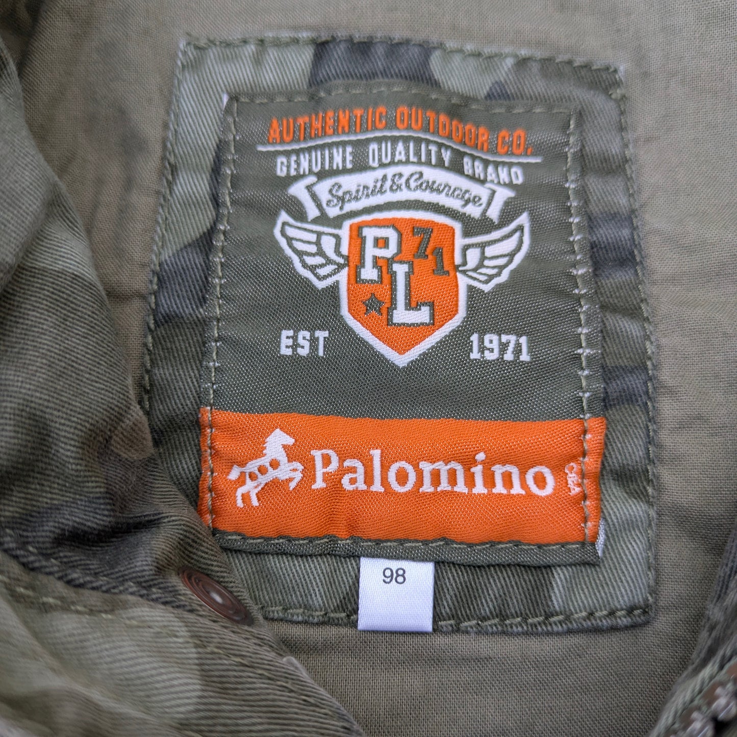 Palomino camo jacket - 3 yrs / 98 cm