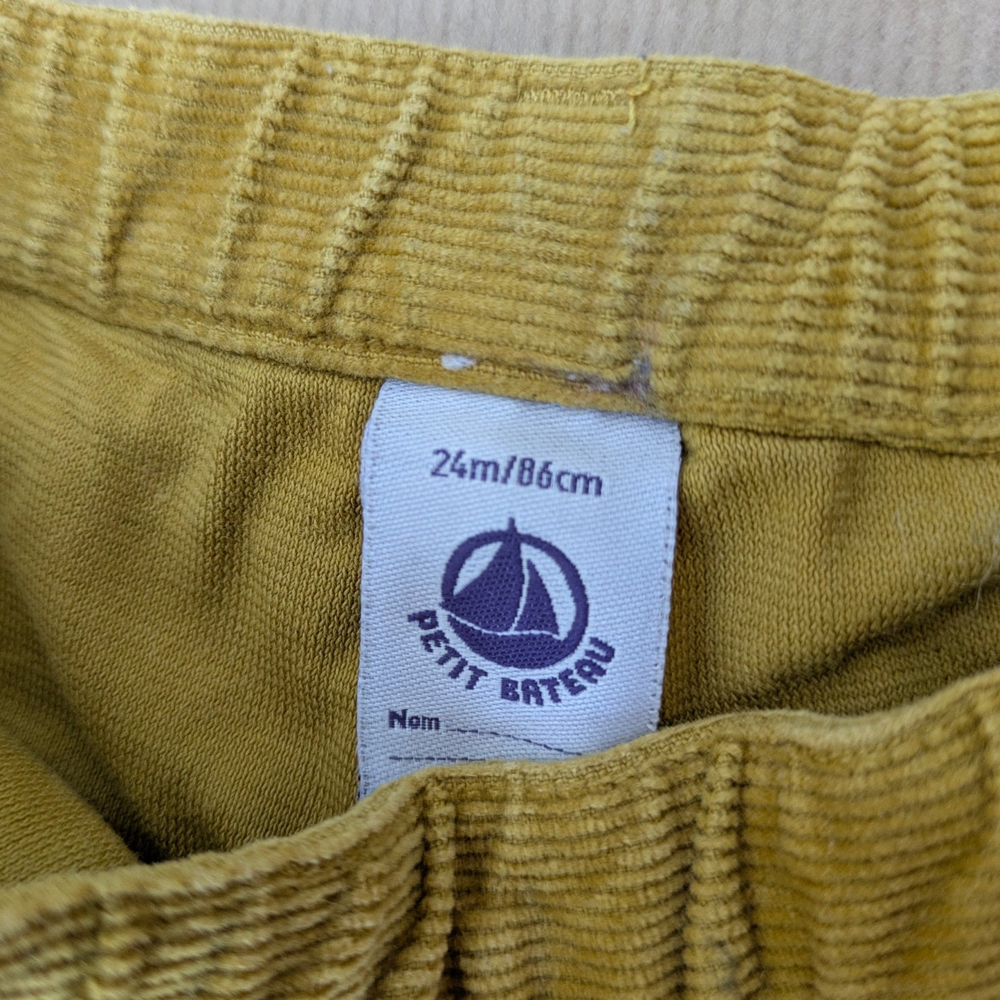 Petit Bateau corduroy trousers - 24 mo/ 2yrs