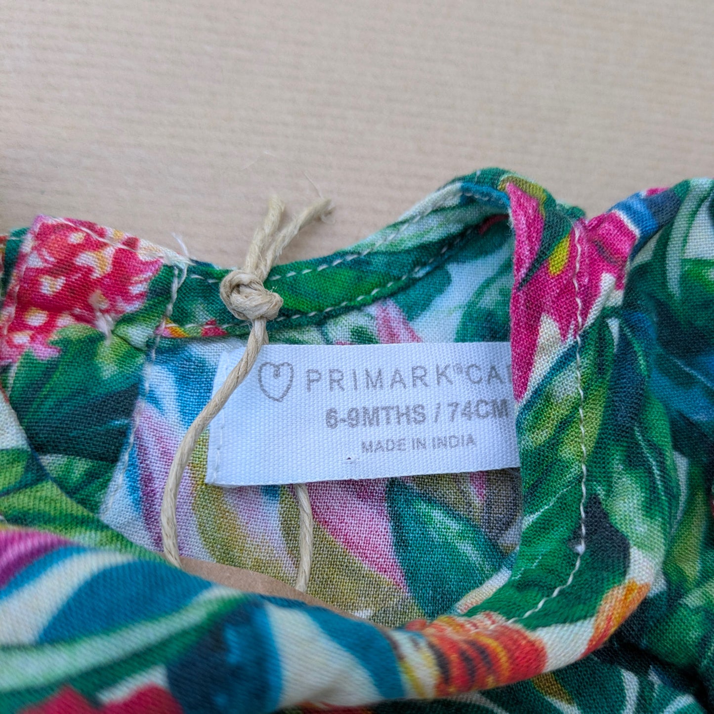 Primark cotton dress - 6-9 mo / 74 cm