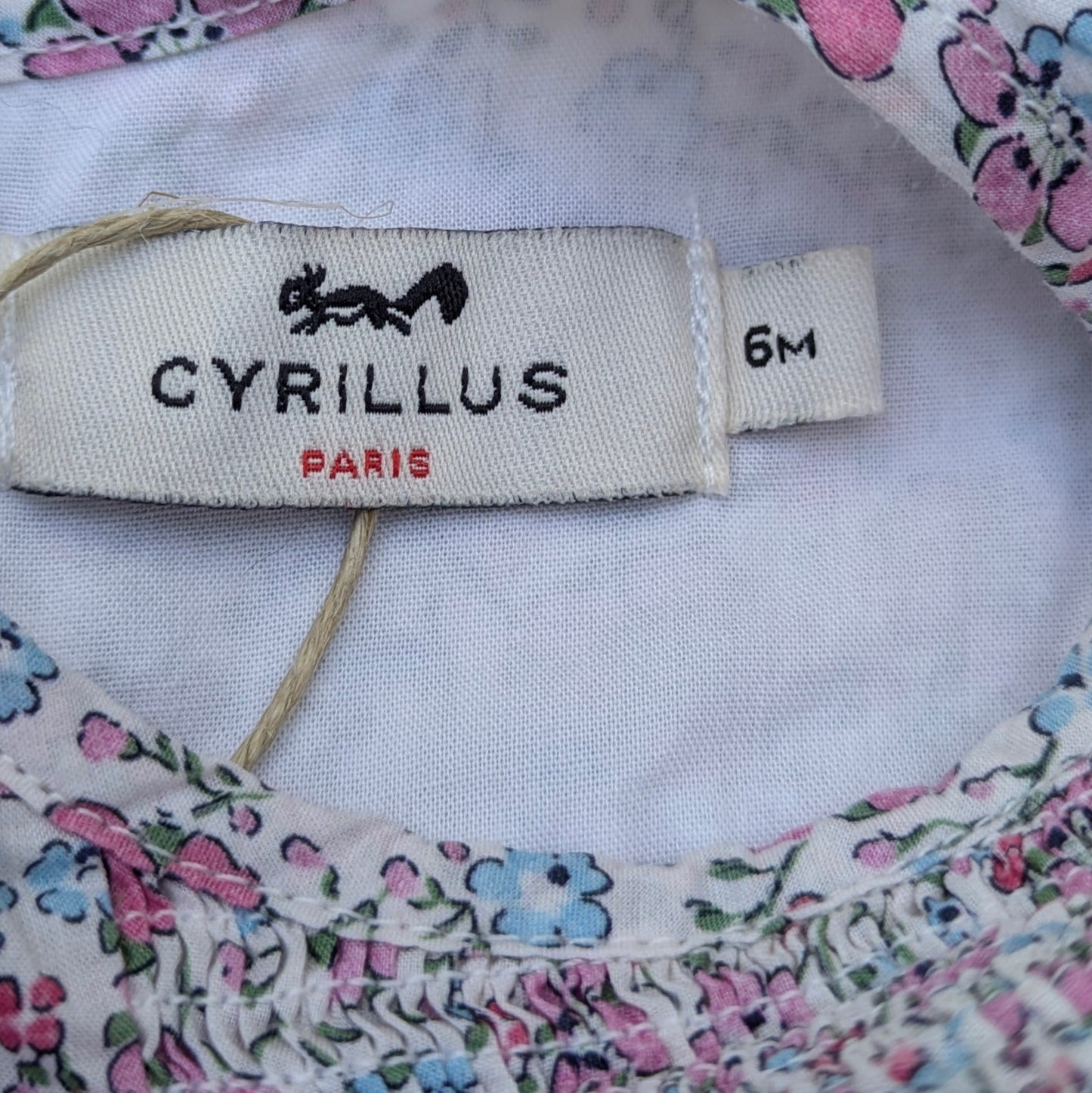 Cyrillus floral dress - 6 mo