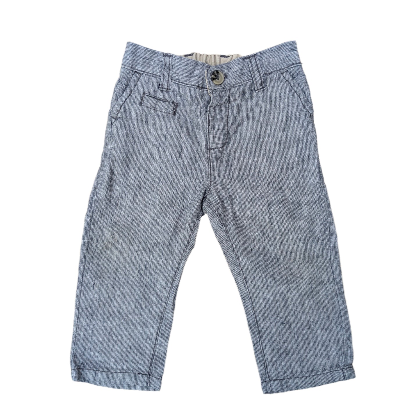 Linen and cotton trousers - 6-9-mo