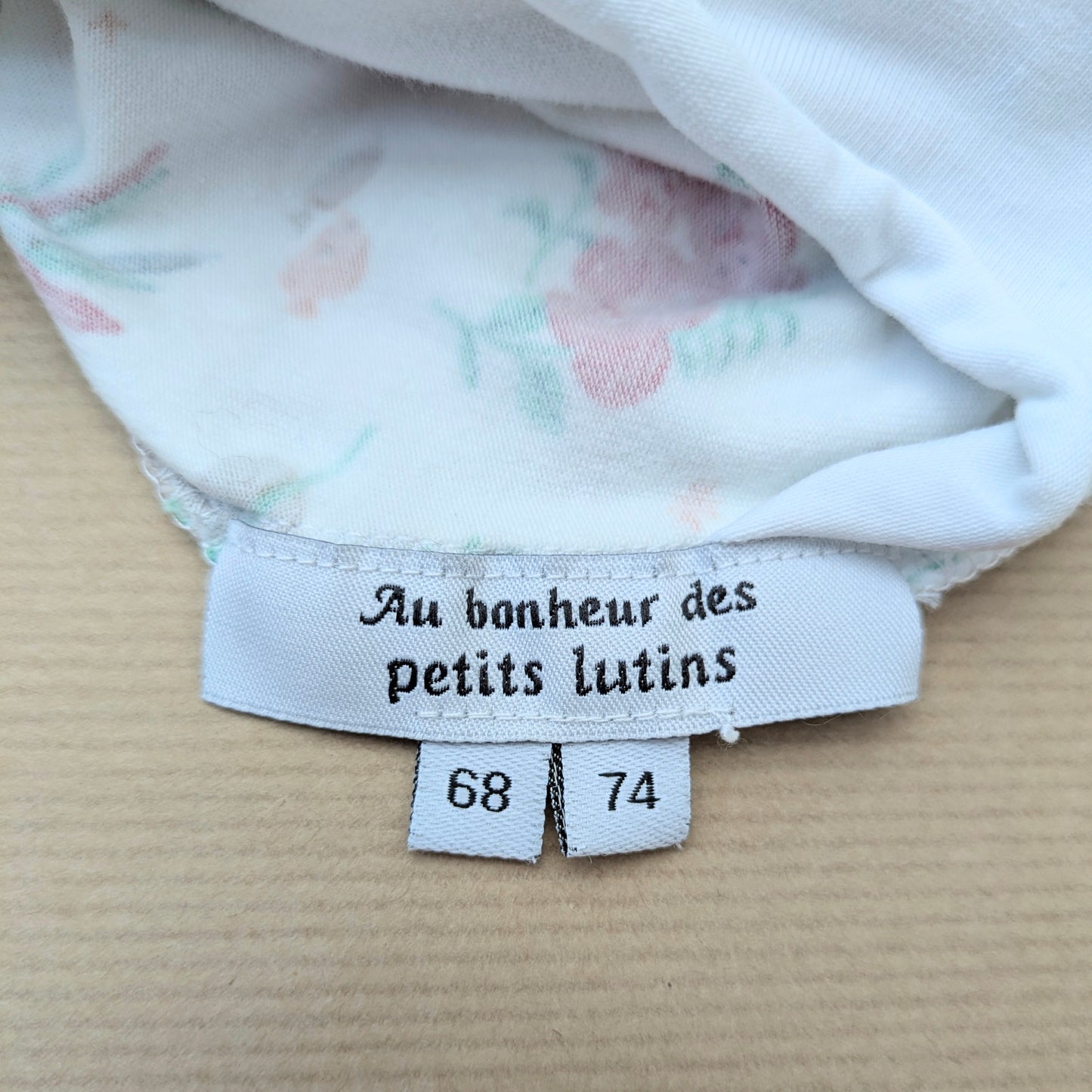 Au bonheur des petits lutins cotton romper - 3-9 mo / 68-74 cm