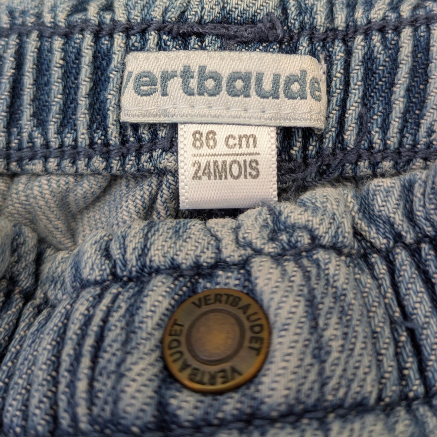 Vertbaudet jean shorts - 24 mo / 86 cm