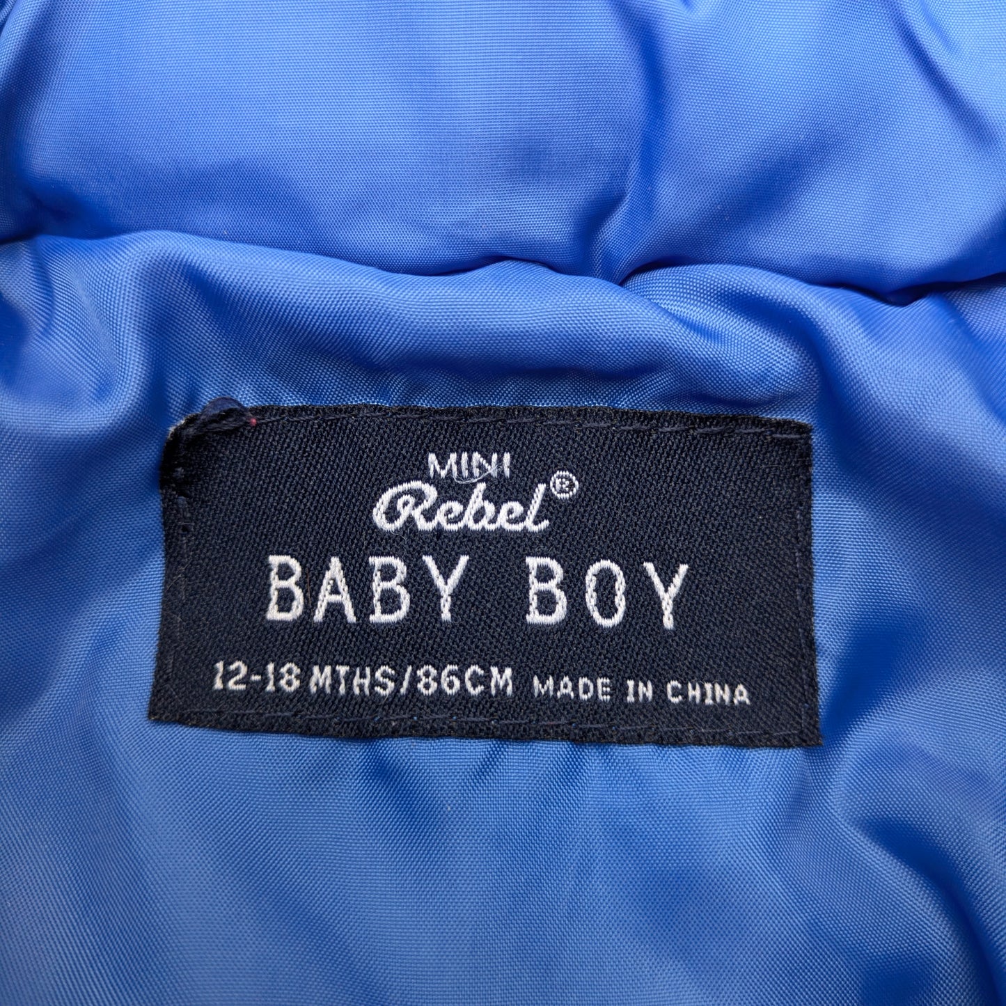 Mini Rebel winter jacket- 12-18 mo / 86 cm