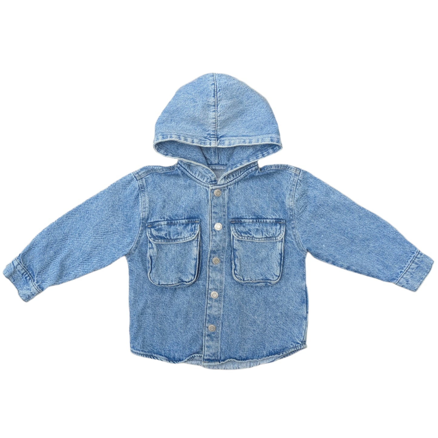 Zara hooded jean jacket- 2-3 yrs / 98 cm