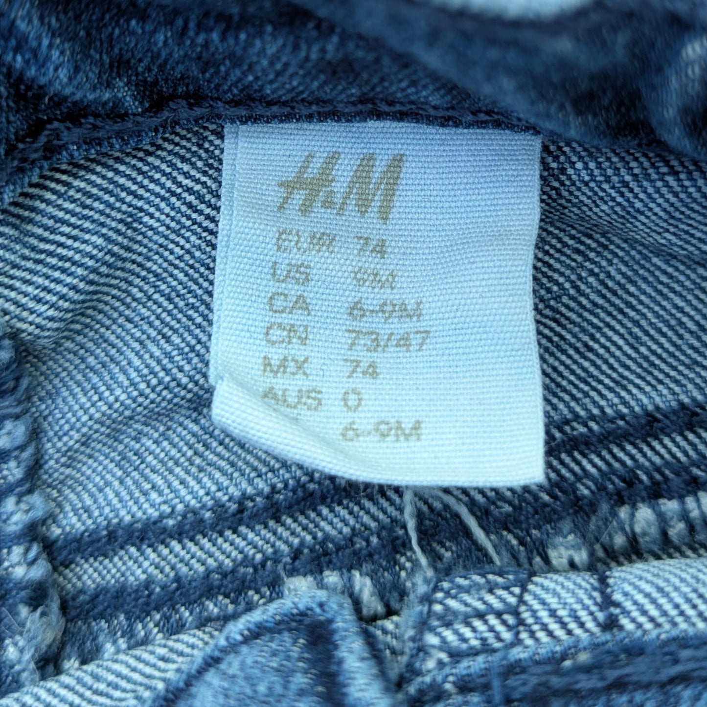 H&M jeans - 9 mo / 74 cm