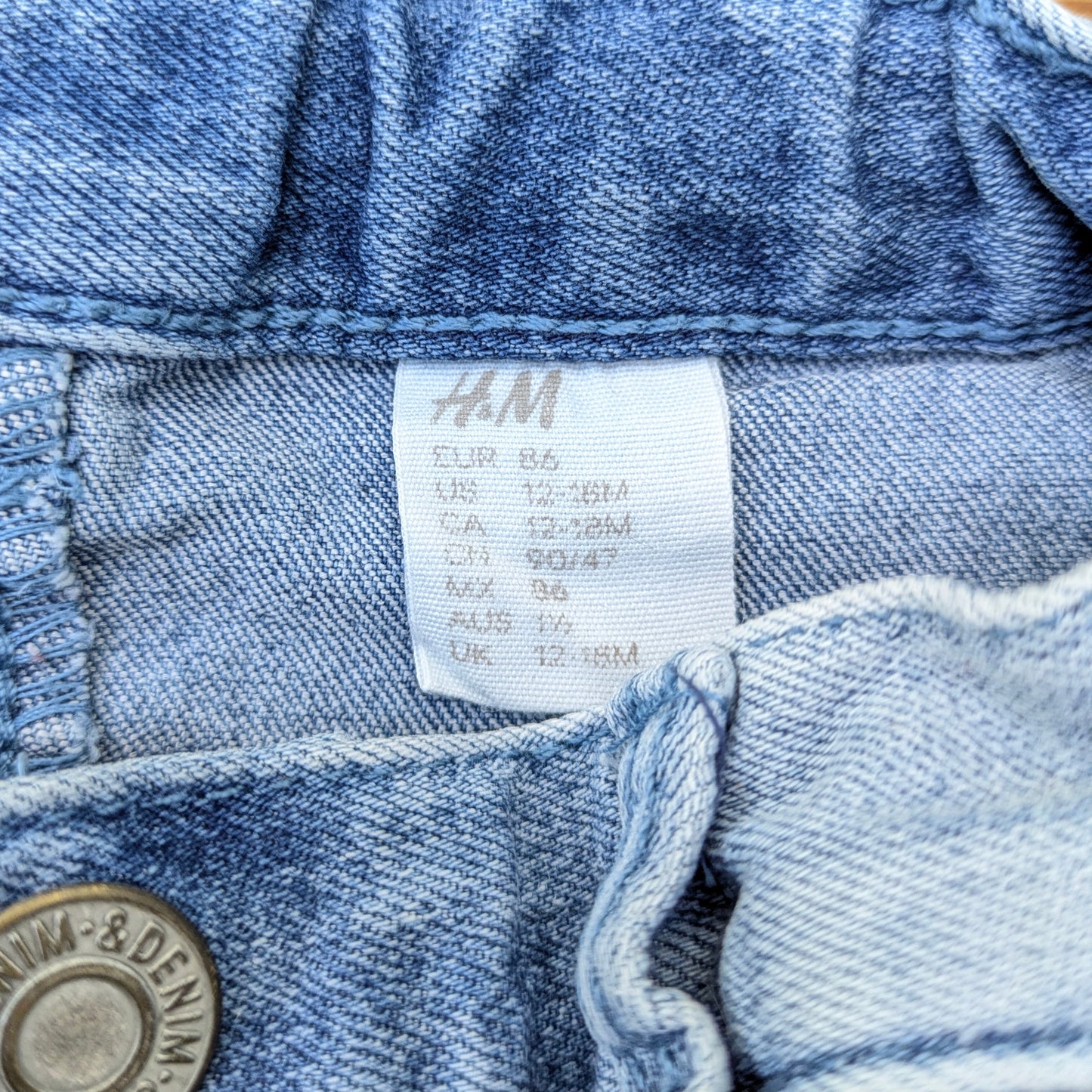 H&M jeans - 12-18 mo / 86 cm