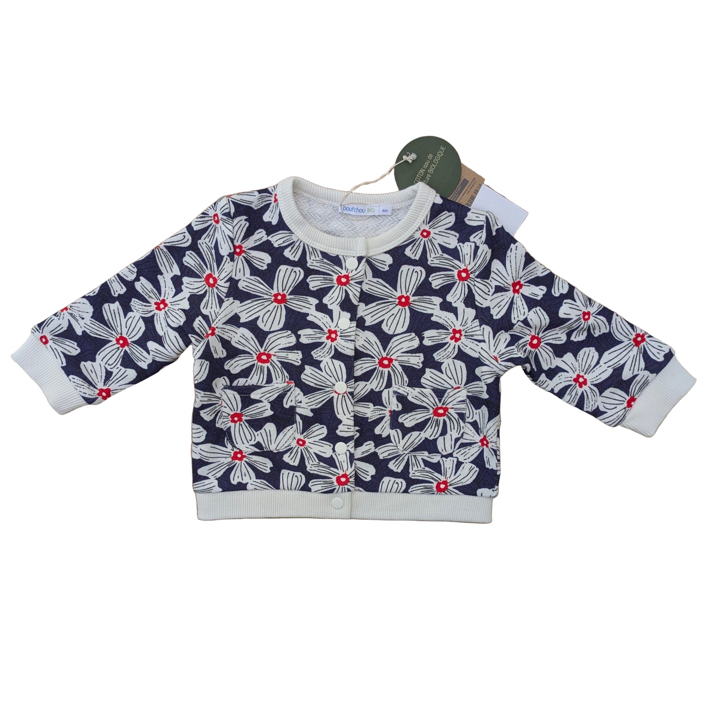 Bout'chou cotton cardigan - 6 mo